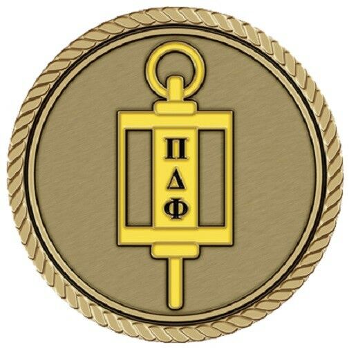 Pi Delta Psi Medallion for Box Cremation Urn/Flag Case - 2 Inch Diameter