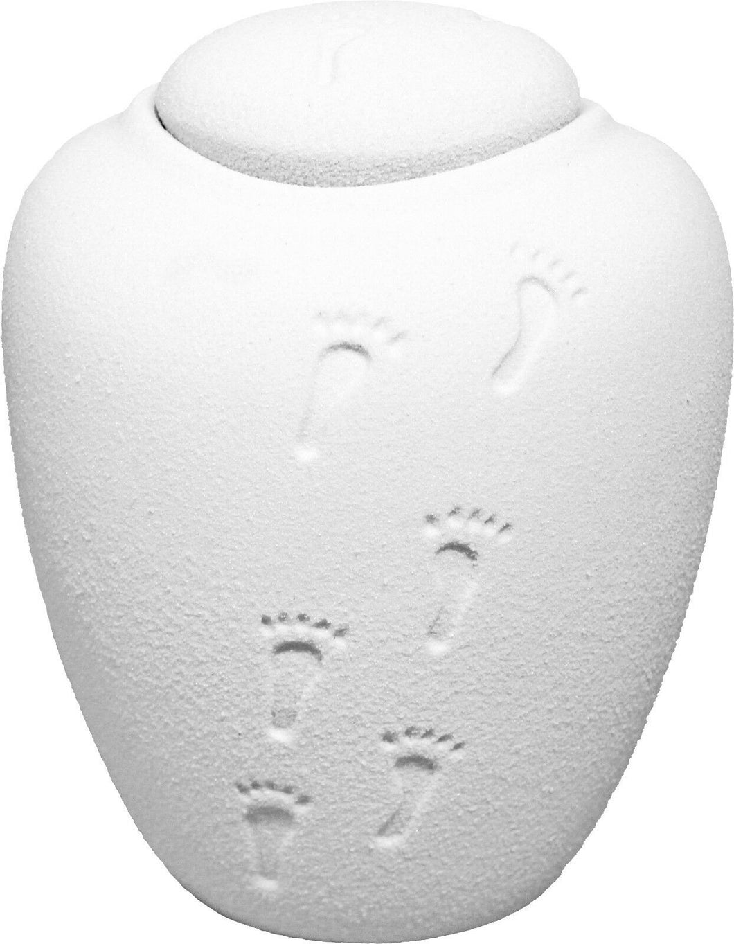 Biodegradable, Oceane White Sand and Gelatin Funeral Cremation Urn