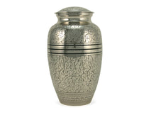 Load image into Gallery viewer, New, Brass Set of 6 Silver Oak Keepsake Cremation Urns, 5 Cubic Ins each
