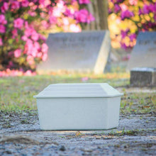 Load image into Gallery viewer, Large/Adult Granite Polymer Urn Vault for Ground Burial Funeral Cremation Urn
