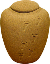 Load image into Gallery viewer, Biodegradable, Oceane Permanent Mini Sand and Gelatin Funeral Cremation Urn
