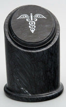 Load image into Gallery viewer, Small/Keepsake 65 Cubic Inch Black Crown Natural Marble Youth Urn for Ashes
