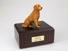 Load image into Gallery viewer, Golden Retriever Golden Pet Cremation Urn Available in 3 Diff Colors &amp; 4 Sizes
