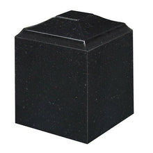 Load image into Gallery viewer, Small/Keepsake 45 Cubic Inch Bombay Cultured Granite Cremation Urn for Ashes
