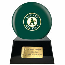 Load image into Gallery viewer, Oakland Athletics Baseball Cremation Urn Adult Funeral Sport Team Urn For Ashes
