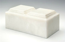 Load image into Gallery viewer, Classic Onyx Pearl Companion Funeral Cremation Urn, 420 Cubic Inch, TSA Approved
