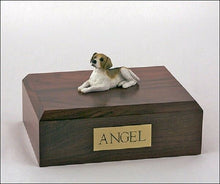 Load image into Gallery viewer, Beagle Pet Funeral Cremation Urn, Engraved. Available 3 Different Colors 4 Sizes

