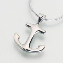 Load image into Gallery viewer, Sterling Silver Anchor Memorial Jewelry Pendant Funeral Cremation Urn
