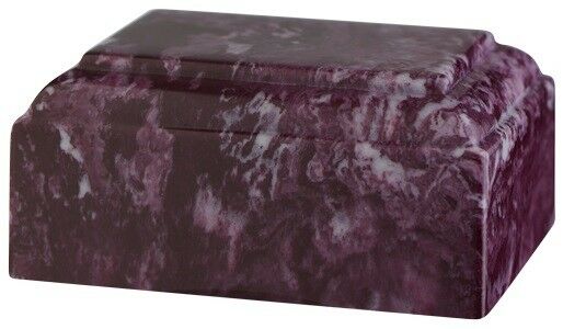 Small/Keepsake 22 Cubic Inch Merlot Tuscany Cultured Marble Cremation Urn