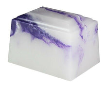 Load image into Gallery viewer, Small/Keepsake 2 Cubic Inch Purple Tuscany Cultured Onyx Cremation Urn Ashes
