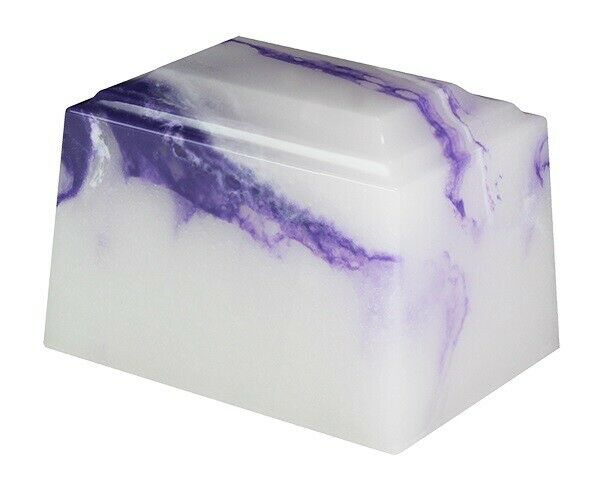 Small/Keepsake 2 Cubic Inch Purple Tuscany Cultured Onyx Cremation Urn Ashes