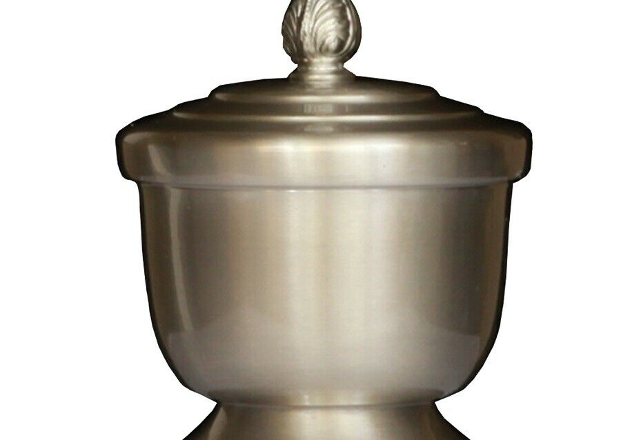 Small/Keepsake 8 Cubic Inch Pewter Venus Funeral Cremation Urn for Ashes