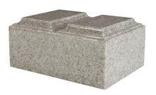 Load image into Gallery viewer, XL Companion Funeral Cremation Urn For Ashes Cultured Granite Tuscany Sandstone
