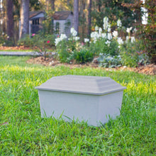 Load image into Gallery viewer, Large/Adult Granite Polymer Urn Vault for Ground Burial Funeral Cremation Urn
