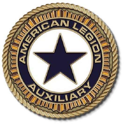 American Legion Auxiliary Medallion for Box Cremation Urn/Flag Case- 2