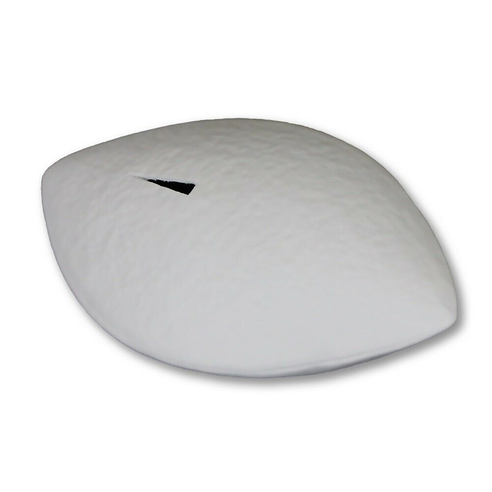 White Biodegradable Memento Urn, Hand Crafted Adult Funeral Cremation Urn