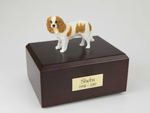 Load image into Gallery viewer, King Charles Spaniel Pet Cremation Urn Available 3 Different Colors &amp; 4 Sizes

