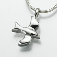Load image into Gallery viewer, Sterling Silver Dove Memorial Jewelry Pendant Funeral Cremation Urn
