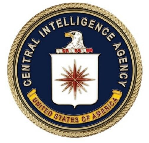 CIA Medallion for Box Cremation Urn/Flag Case - 2 Inch Diameter