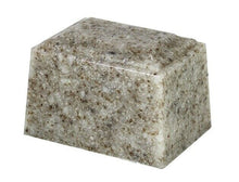 Load image into Gallery viewer, Small/Keepsake 2 Cubic Inch Beige Tuscany Cultured Granite Cremation Urn Ashes
