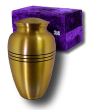 Load image into Gallery viewer, Solid Brass Keepsake &amp; Heart Box, 3 Cubic Inches Funeral Cremation Urn New
