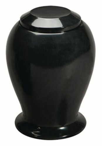 Small/Keepsake 2.5 Cubic Inches Midnight Natural Marble Cremation Urn For Ashes