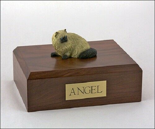 Himalayan Cat Figurine Pet Cremation Urn Available in 3 Different Colors 4 Sizes