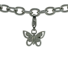Load image into Gallery viewer, Stainless Steel Butterfly Charm for Pendant Funeral Cremation Jewelry For Ashes
