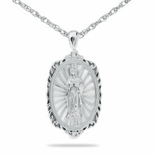 Load image into Gallery viewer, Our Lady of Quadalupe Stainless Steel Pendant/Necklace Funeral Cremation Urn for Ashes
