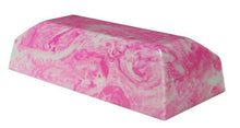 Load image into Gallery viewer, Large 298 Cubic Inches Pink Zenith Cultured Marble Cremation Urn for Ashes
