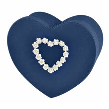 Load image into Gallery viewer, Large/Adult 240 Cubic Inches Blue Heart Paper Funeral Cremation Urn for Ashes
