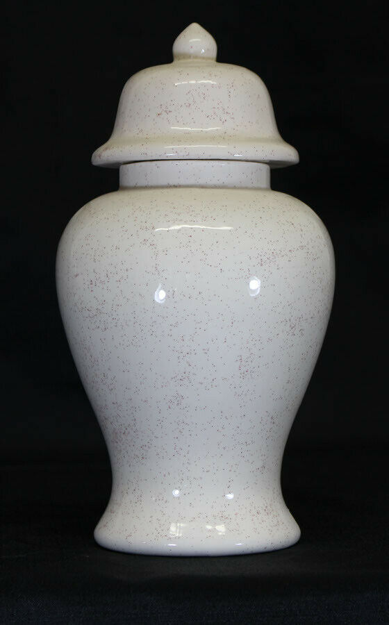 Large/Adult 113 Cubic Inch Speckled Ceramic Funeral Cremation Urn for Ashes