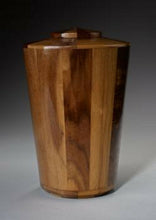 Load image into Gallery viewer, Praise Adult Black Walnut Wood Funeral Cremation Urn, 210 Cubic Inches
