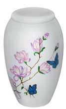 Load image into Gallery viewer, Butterfly Landing 210 Cubic Inches Large/Adult Funeral Cremation Urn for Ashes

