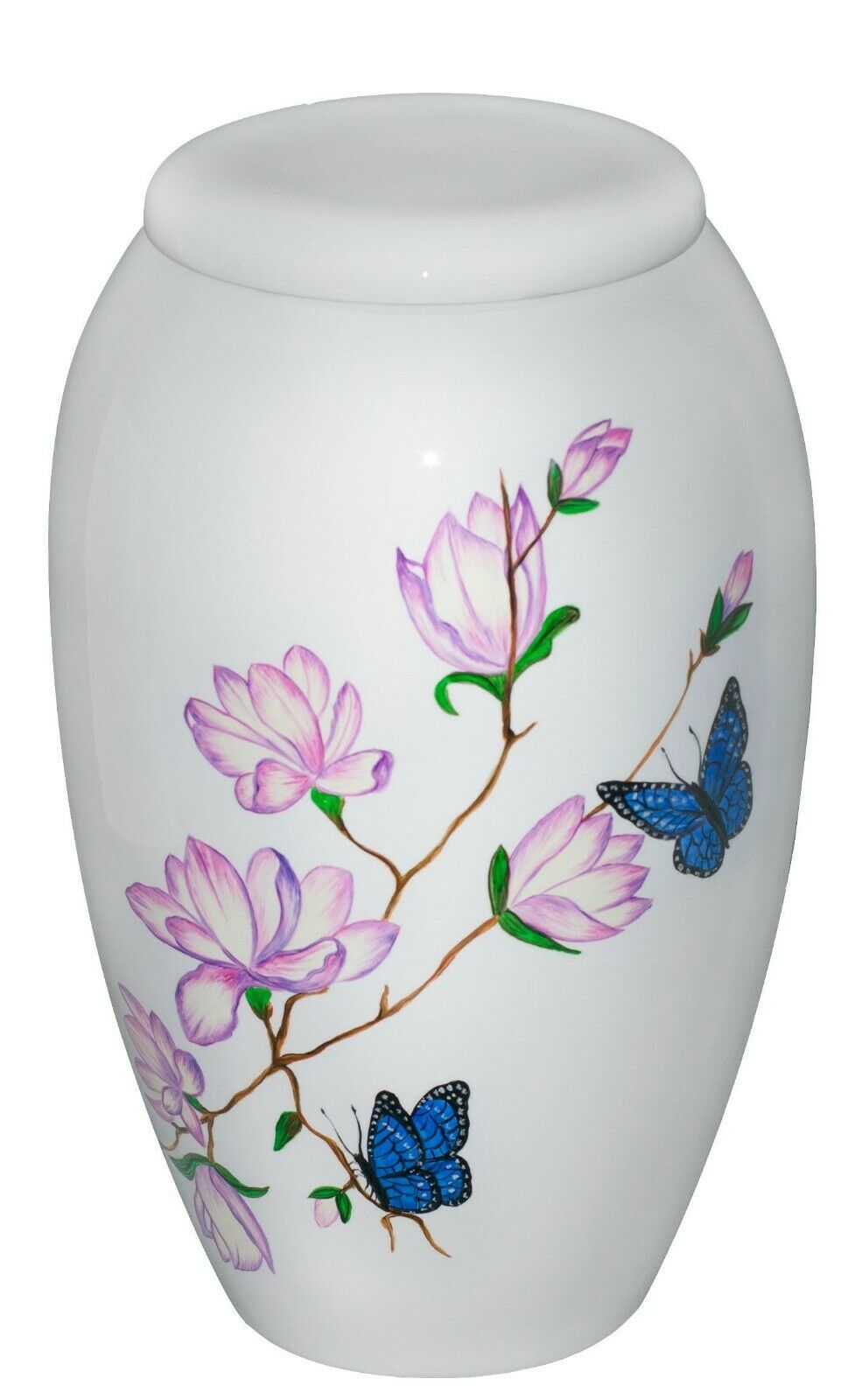 Butterfly Landing 210 Cubic Inches Large/Adult Funeral Cremation Urn for Ashes