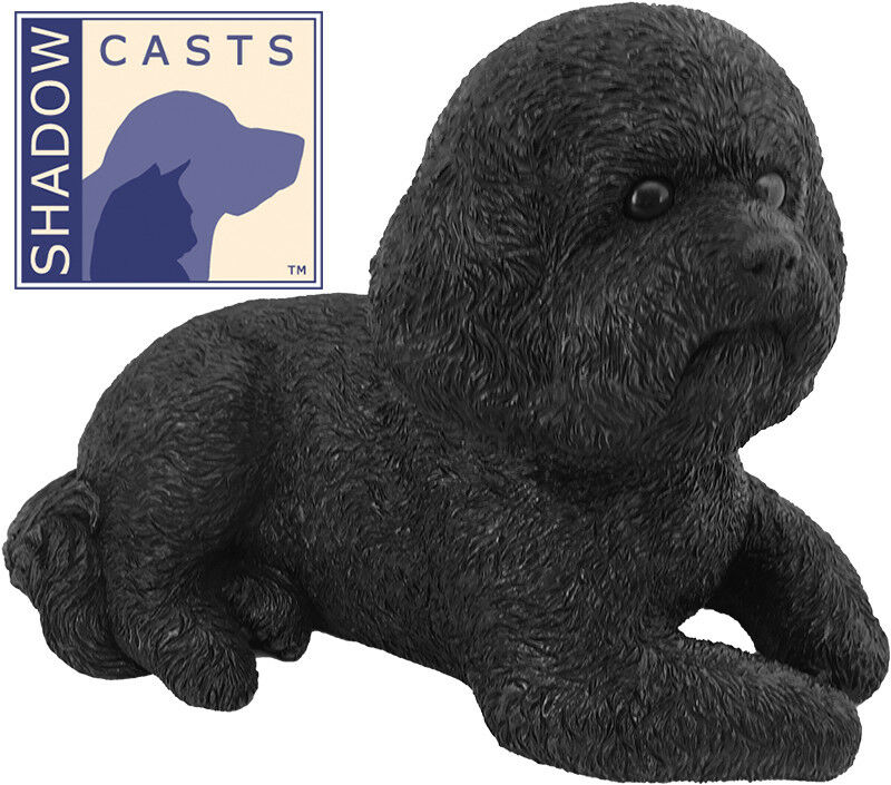 Large 110 Cubic Ins Bichon Frise ShadowCasts Bronze Urn for Cremation Ashes
