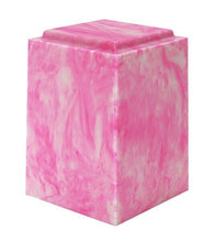 Load image into Gallery viewer, Large/Adult 220 Cubic Inch Windsor Carnation Pink Cultured Marble Cremation Urn
