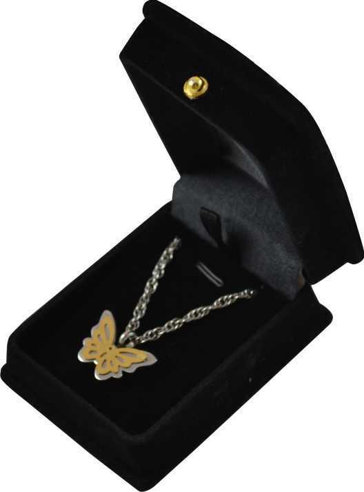 Two-Tone Butterfly Pendant Urn w/20