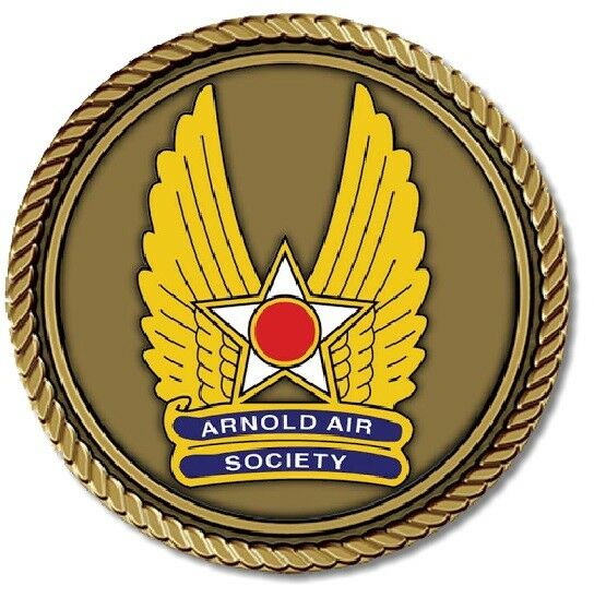 Arnold Air Society Medallion for Box Cremation Urn/Flag Case - 4 Inch Diameter