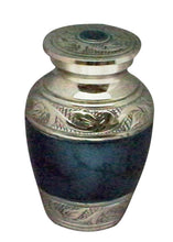 Load image into Gallery viewer, Grecian Blue Set of 3 Funeral Cremation Urns for Ashes
