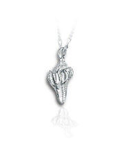 Load image into Gallery viewer, Sterling Silver Conch Shell Funeral Cremation Urn Pendant for Ashes w/Chain
