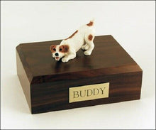 Load image into Gallery viewer, Jack Russell Terrier Brown Pet Cremation Urn Available in 3 Diff Colors &amp; 4 Size

