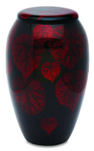Load image into Gallery viewer, Falling Leaves 210 Cubic Inches Large/Adult Funeral Cremation Urn for  Ashes
