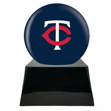 Load image into Gallery viewer, Minnesota Twins Sports Team Adult Metal Baseball Funeral Cremation Urn For Ashes

