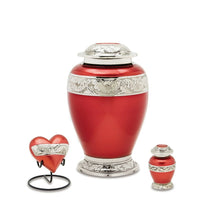 Load image into Gallery viewer, Berkshire Red 3 Cubic Inches Small/Keepsake Funeral Cremation Urn for Ashes

