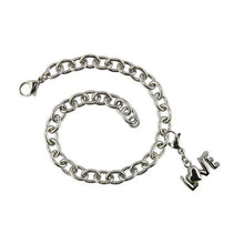 Load image into Gallery viewer, Stainless Steel Bracelet with LOVE Charm Funeral Cremation Jewelry For Ashes

