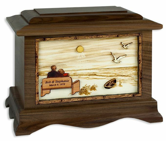 Large/Adult 210 Cubic Inch Soulmates at Lake Wood Funeral Cremation Urn
