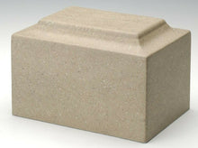 Load image into Gallery viewer, Classic Marble Beige Oversized 325 Cubic Inches Cremation Urn Ashes TSA Approved
