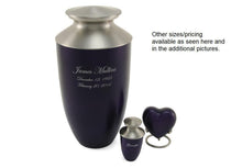 Load image into Gallery viewer, Purple 6 Keepsake Set Funeral Cremation Urns for Ashes, 5 Cubic Inches each
