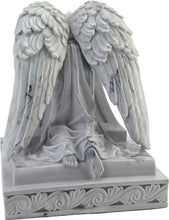 Load image into Gallery viewer, Adult 215 Cubic Inch Angel Mourning Sculptured Resin Cremation Urn w. Nameplate
